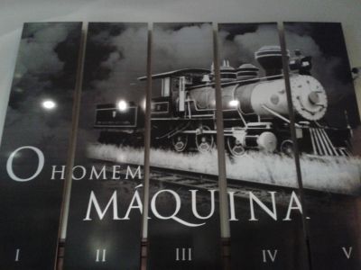 Museu Ferroviario no Shopping EstaÃ§Ã£o
